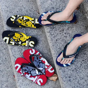 Vasaros nauja tendencija paplūdimio šlepetės paprastas ir universalus, neslidžia sandalai fifo ir slipperss multi-spalvos pasirinktinai