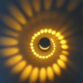 Šiuolaikinių LED Siena Šviesos daugiaspalvis 3W Aliuminio Tuščiavidurio Cilindro Patalpų Namo Sienos Sconce papuošti Apšvietimo AC85-265V