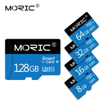 10 klasė Micro SD kortele 128 gb Atmintis/TF kortelė cartao memoria de sd kortelė 4GB 8GB 16GB 32gb 64gb 256 gb su Free adapteris 2020 m.