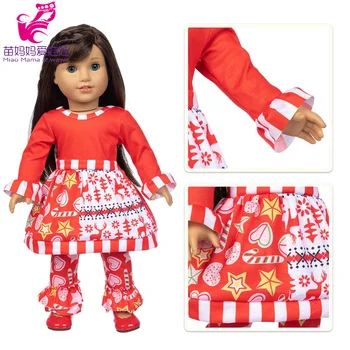 18inch Amerikos OG Mergina Lėlės Drabužiai Kailis Žaislai, Lėlės, Komplektai, Kūdikių Lėlės Outwear Vaikų Dovanų