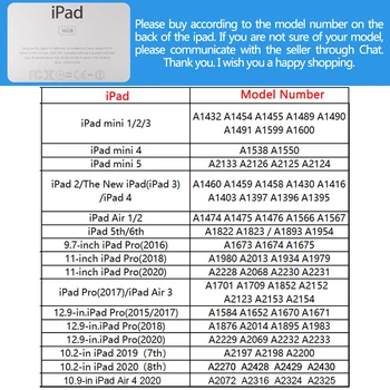 Anime iPad Pro 11 Atveju 2020 10.2 8 Kartos Oro 4 Mini 5 Su Pieštukas Turėtojas 7 6-ąją Pro 12.9 Funda 10.5 Oro 2 3 Padengti