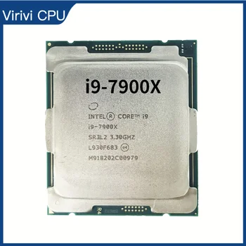 Intel Core i9-7900X i9 7900X Ten-Core Dvidešimt Sriegis CPU Procesorius 140W l3=13.75 M X299 pagrindinės plokštės Lizdą 2066