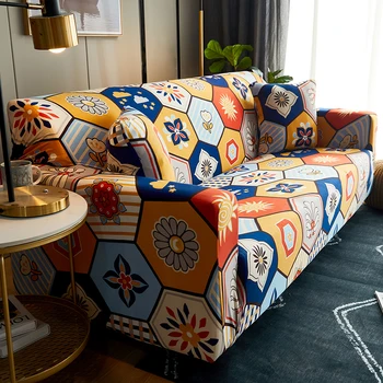 Geometrijos Skandinavijos Juostele Atsipalaiduoti Afrikos Marokas Šiuolaikinio Gyvenimo Kambario Kampe Sofa Cover Foteliai Pailginamas Atogrąžų Apdaila
