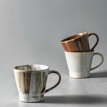 Kūrybos Šviesą Taurės Japonijos Rupi Keramikos Kavos Puodelio Nustatyti Rankų Darbo Ins Keramikos Pora Puodelis Kavos Puodelis Puodeliai, Kavos Puodeliai