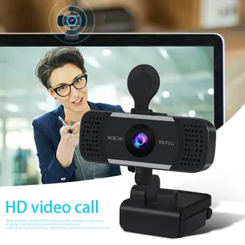 Kamera Full HD 1080P Web Kamera su automatinio Fokusavimo funkcija Su Mikrofonu USB Web Cam PC Kompiuterių 