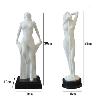 Modernaus Stiliaus Seksualus Grožio Paveikslas Miniatiūriniai Statula/Maudytis, Šokti Nuogas Moteris, Panele, Mergina, Vidaus Namų Apdailos Priedai Skulptūra
