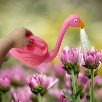 2021 Karšto Pardavimo Laistytuvas Sodo Gėlės Plastiko Flamingo Puodą Žaislai Laistymo Ir Drėkinimo Dropshipping Visą Pardavimas