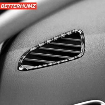 BETTERHUMZ Anglies Pluošto Lipdukas Automobilio prietaisų Skydelyje Oro Ventiliacijos Angos Dangtelį Trim A/C Ventiliacijos, Oro Kondicionavimo Angos Apdaila Audi Q3