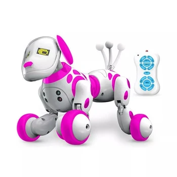 2021 Naujų Elektroninių Pet RC Robotas Šuo Balso Nuotolinio Valdymo Žaislas 2.4 G Bevielis Programuojamas Kalbėti Robotas Vaikų Žaislas