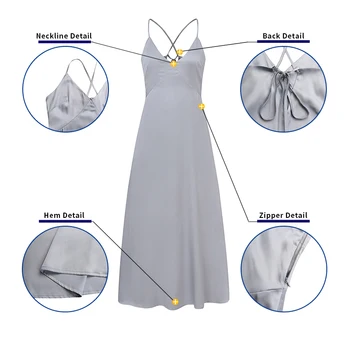 Celmia Moterų Satino Suknelė 2021 M. Vasarą Seksualus Spageti Dirželis V Kaklo Elegantiškas Backless Ilgai Sundress Atsitiktinis Šalies Maxi Vestidos