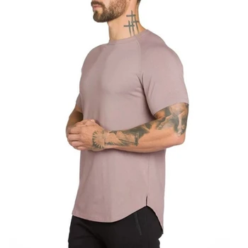 2021 vyriški Bėgimo marškinėliai Grynos Medvilnės Kvėpuojantis Sporto marškinėliai Fitneso Veikia sporto Salė, T-shirt
