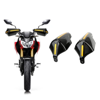 Tvarkyti Raštas Shield Motociklo Rankų apsaugą Vėjo 1Pair Rankenos HandGuards Apsaugos Pavarų Universalios