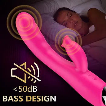 Prie pat Galingas Vibratorius 10 Rūšių Dildo Vibratorius G-spot Klitorio Stimuliatorius USB Įkrovimo Saugaus Silikono Sekso Žaislas Moterims Suaugusiųjų