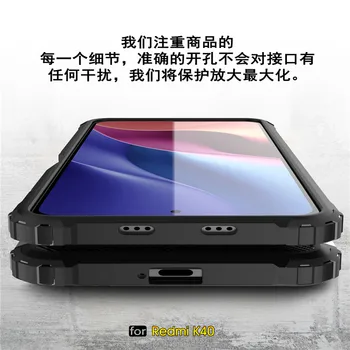 Šarvai Atveju Xiaomi Poco F3 Atveju Poco X3 Pro NFC F2 Pro M2 X2 Pocophone F1 Redmi 9T Dangtelis Apsaugos Telefono Bamperis Už Poco F3