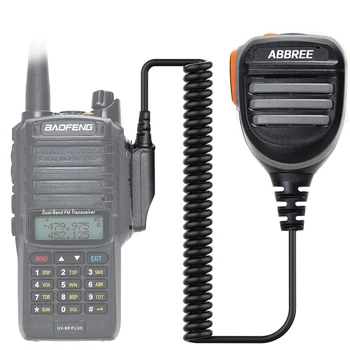 Abbree AR-780 atsparus Vandeniui Garsiakalbis Mikrofonas Radijo Baofeng UV-9R PLIUS/UV-XR/BF-9700/ UV-9R/BF-AS58 Vandeniui Radijo Walkie Talkie