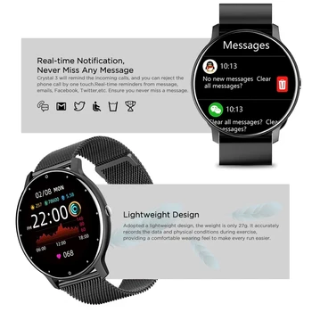 2021 Naujas Smart watch Vyrai Visiškai jutiklinį Ekraną Sporto Treniruoklių žiūrėti IP67 atsparus vandeniui Smart žiūrėti Ponios 