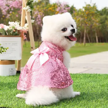 Vasarą Mažylių Drabužių Mažų Šunų China Prabangos Dizaineris Šunų Suknelė Princesė Vestuvių Suknelės Yorks Didelis Lankas Katė Sijonas