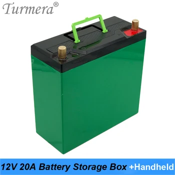 Turmera 12V 20Ah Nepertraukiamo Maitinimo šaltinis Baterijos Laikymo Dėžutė 20*32700 3.2 V Lifepo4 Baterija ir 56*18650 Ličio Baterijos
