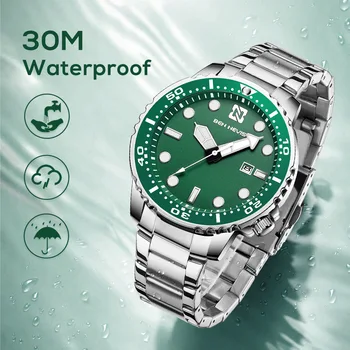 Vyriški Žiūrėti Kvarco Sporto Mados Vandeniui Žalia Vandens Dvasios, Laisvalaikio Laikrodžiai Vyrams Mens 2021Mans Riešo Vyras Laikrodžius Dovana