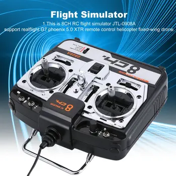 6CH/8CH RC Flight Simulator JTL-0904A Paramos Realflight G7 Phoenix 5.0 XTR Nuotolinio Valdymo Sraigtasparnis Fiksuoto sparno Drone