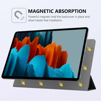 Smart Folio Case For Samsung Galaxy Tab S7 11 2020 M., Plonas, Lengvas Smart Shell Stovėti Dangtis,Stiprus Magnetinis Adsorbcijos už Skirtuko