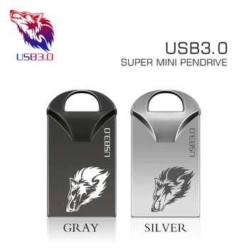 Super mini 32GB pendrive metalo USB flash drive 4gb 8gb 16GB 32GB 64GB 128GB pen drive USB 3.0 maža memory stick U Disko cle usb