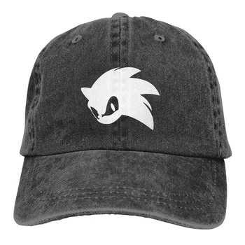 Sonic Logotipas Beisbolo kepuraitę Kaubojaus Skrybėlę Pasiekė Bžūp Cowboy Bebop Skrybėlės Vyrų ir Moterų Skrybėlės