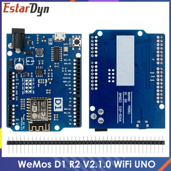 WeMos D1 R2 WiFi uno pagrįstas ESP8266 už arduino nodemcu Suderinama