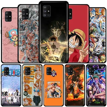 Vienas gabalas zoro luffy anime Telefono dėklas Samsung Galaxy A51 A71 A21s A31 A41 M31 A11 M51 A12 M31s A01 A91 M11 A42 A32 5G Dangtis