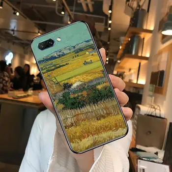 Mados Meno Van Gogh Aliejaus Tapybai aišku, Telefoną Atveju Huawei Honor 10 9 8 7 N Pro Lite A C RU Black Etui Coque Hoesjes komiksų - 