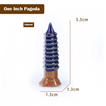 Šešiakampio Formos Pagoda Žuvų Bakas Papuošalai Sodo Smėlio Stalo Modelis, Micro Kraštovaizdžio Papuošalai Dekoratyvinės Keramikos Amatai - 