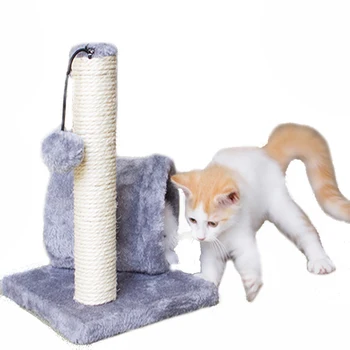 Katė Laipiojimo Rėmas Pliušinis Mazgas Žaislai Ryškus Modeliavimo Eco-Friendly Pom Patogus Įrengimas Kačiukas Vyriais Žaislas Letena Drožtukas - 