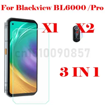 3-in-1 stiklinė Atveju Blackview BL6000 Pro 5G Atveju, Minkštas Aišku, atsparus smūgiams Telefono Dangtelis Blackview BL6000 Pro 5GCase - 