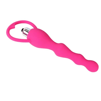 Erotinių Produktų, Vandeniui Atspari Sekso Produktai Analinis Granulės Vibratorius Butt Plug Silikoninis Dildo Analinio Sekso Žaislai Moterims - 