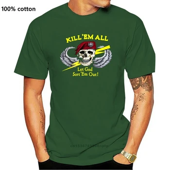 Derliaus 1986 Kill Em All Tegul Dievas Rūšiuoti Em Iš T-Shirt Perspausdinti Dydis S - 5XL - 