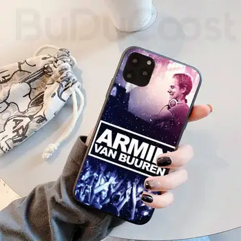 DJ Armin Van Buuren Telefono dėklas Juoda TPU Iphone 12 Pro Max 11 Pro XS MAX 8 7 6 6S Plus X 5 5S SE 2020 XR Atveju - 