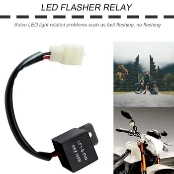 12V 2-Pin Motociklo Elektroninių LED Flasher Relay 150W LED Posūkio Signalo Lemputės LED Posūkio Lemputė Flasher Indikatorių Relė - 