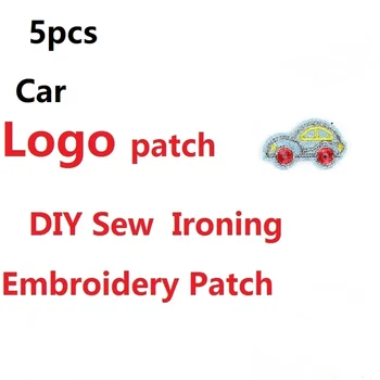 5vnt Automobilio markės Logotipą Lopai Drabužių geležies Jackets 