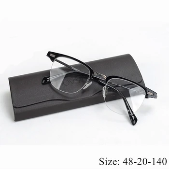 Tik siūlome Derliaus Kokybės Ultralight lydinio halfrim akinių rėmeliai OV1172T ovalo formos akiniai moterų, vyrų stiliaus parduoti nemokama laivas - 