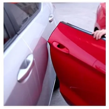 5m automobilių universali apsauga krašto apsaugas, dekoratyvinis stilius, formos, gumos subraižyti automobilio duris raštas Automobilio duris anti-susidūrimo juostelės - 