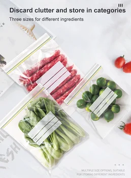Maisto produktų Laikymo PEVA Konteineriai Nustatyti Atsistoti Šviežių Krepšiai Zip Silikono Daugkartinio naudojimo Pietūs Vaisių Sandarus Taurės Šaldiklio Daržovių Taurės Dubuo - 