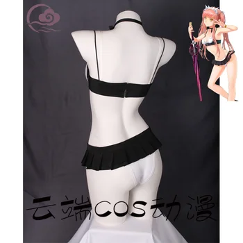 Anime seksualus cosplay Likimas/Grand Kad Raitelis Medb bikini FGO swimsuit moterys, cosplay kostiumai, maudymosi kostiumėliai, A - 