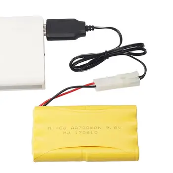 Įkrovimo Kabelis, Baterija, USB, Kroviklis, Ni-Cd, Ni-MH Baterijų Paketą KET-2P kištukinis Adapteris 9.6 V 250mA Išėjimo Žaislai Automobilį - 