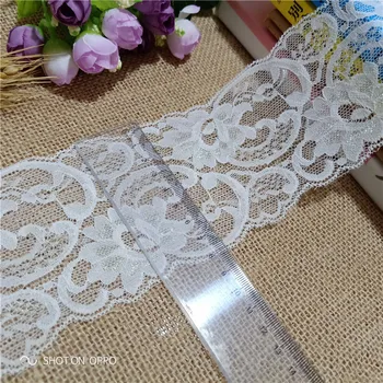 6-8.5 cm S1140 balta nėrinių juostele dekoratyvinis audinys vestuves apdaila 