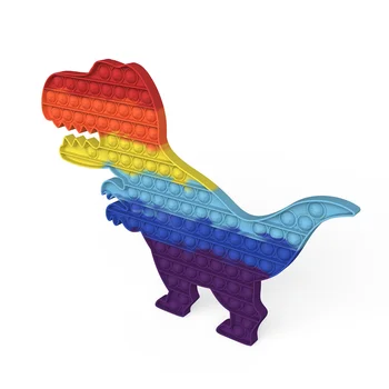 Didelio Dydžio Dinozaurų Fidget Žaislai Stumti Fidget Simpl Reguliatorius Anti-stresas Žaislas Vaikams Antistress Poppet Fidget Žaislas - 