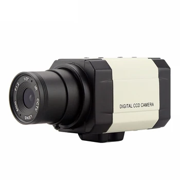 Mini HD 1080P HAINAUT Kamera 2.8-12mm CS Objektyvo SONY IMX323 Jutiklis 4in1 (HAINAUT/TVI/CVI/CVBS) Box Spalva Pramonės Kamera Su Osd Meniu - 