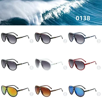 Klasikinis Piloto akiniai nuo saulės vyrams Unisex Negabaritinių Vintage Retro akiniai nuo saulės, Vasaros Klasikinės lauko sporto akinius - 