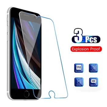 3Pcs Apsauginis Stiklas Ant iphone 6s 7 6 s Plius Screen Protector aifone 6s Glas iphone6s Kino aiphone s6 3D Pelicula Šarvai - 