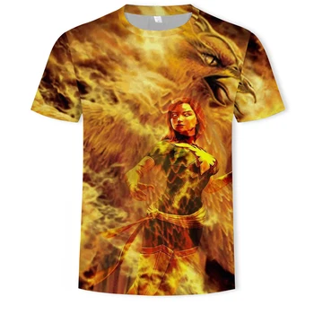 Pantera portretas karšto pardavimo streetwear vasara O-kaklo trumparankoviai filmą negabaritinių marškinėliai vyrams ir moterims T-shirt, 3D spausdinimas - 
