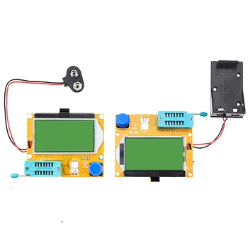 LCR-T4 ESR Matuoklis Tranzistorius Testeris Diodų Triode Talpą, SCR Induktyvumą, LCD Ekranas, Testeris - 